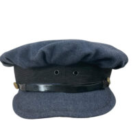 WW2 Canadian RCAF Women's Peak Cap Hat Size 7 1/8 Dated 1942 C Broad Arrowed