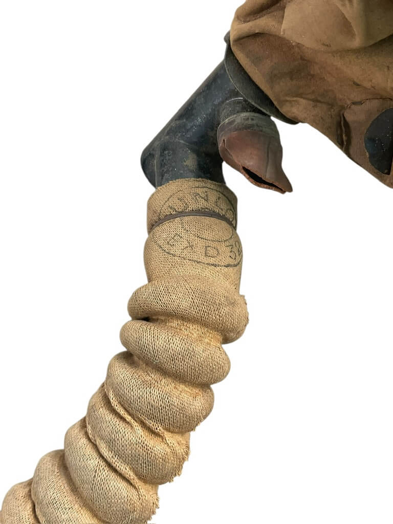 WW1 British BEF Respirator In Bag Dated 1917 Named RELIC WW1 British BEF Respirator In Bag Dated 1917 Named RELIC