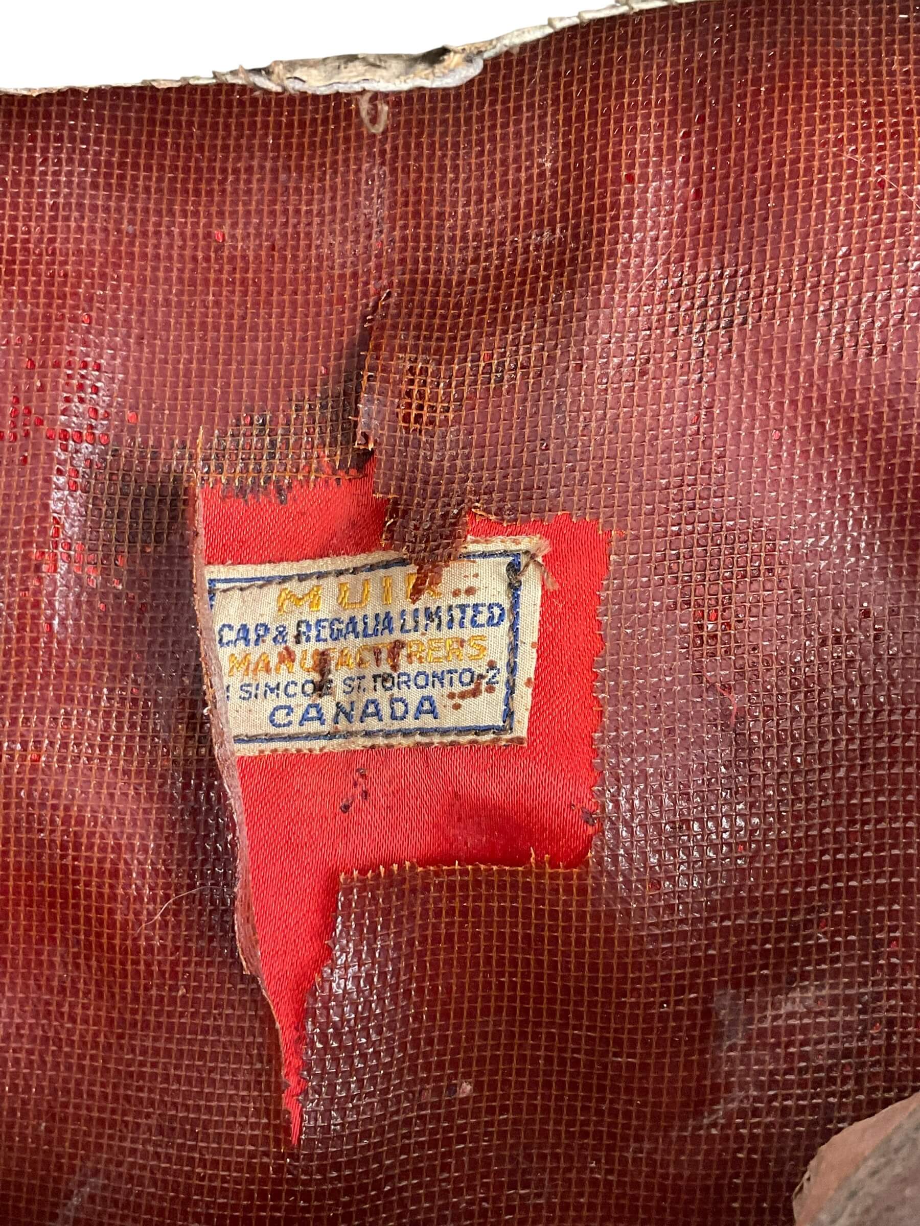 WW2 Canadian Royal Canadian Army Medical Corps Officers Peak Cap Hat Size 7 WW2 Canadian Royal Canadian Army Medical Corps Officers Peak Cap Hat Size 7