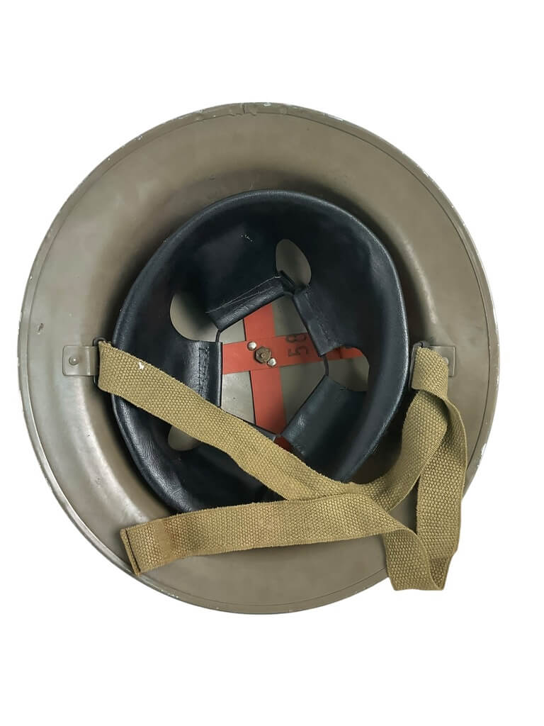 WW2 British Mk2 Steel Helmet Reissued Post War WW2 British Mk2 Steel Helmet Reissued Post War