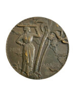 French Launch of SS Colombie 1931 Commemorative Bronze Medallion French Launch of SS Colombie 1931 Commemorative Bronze Medallion