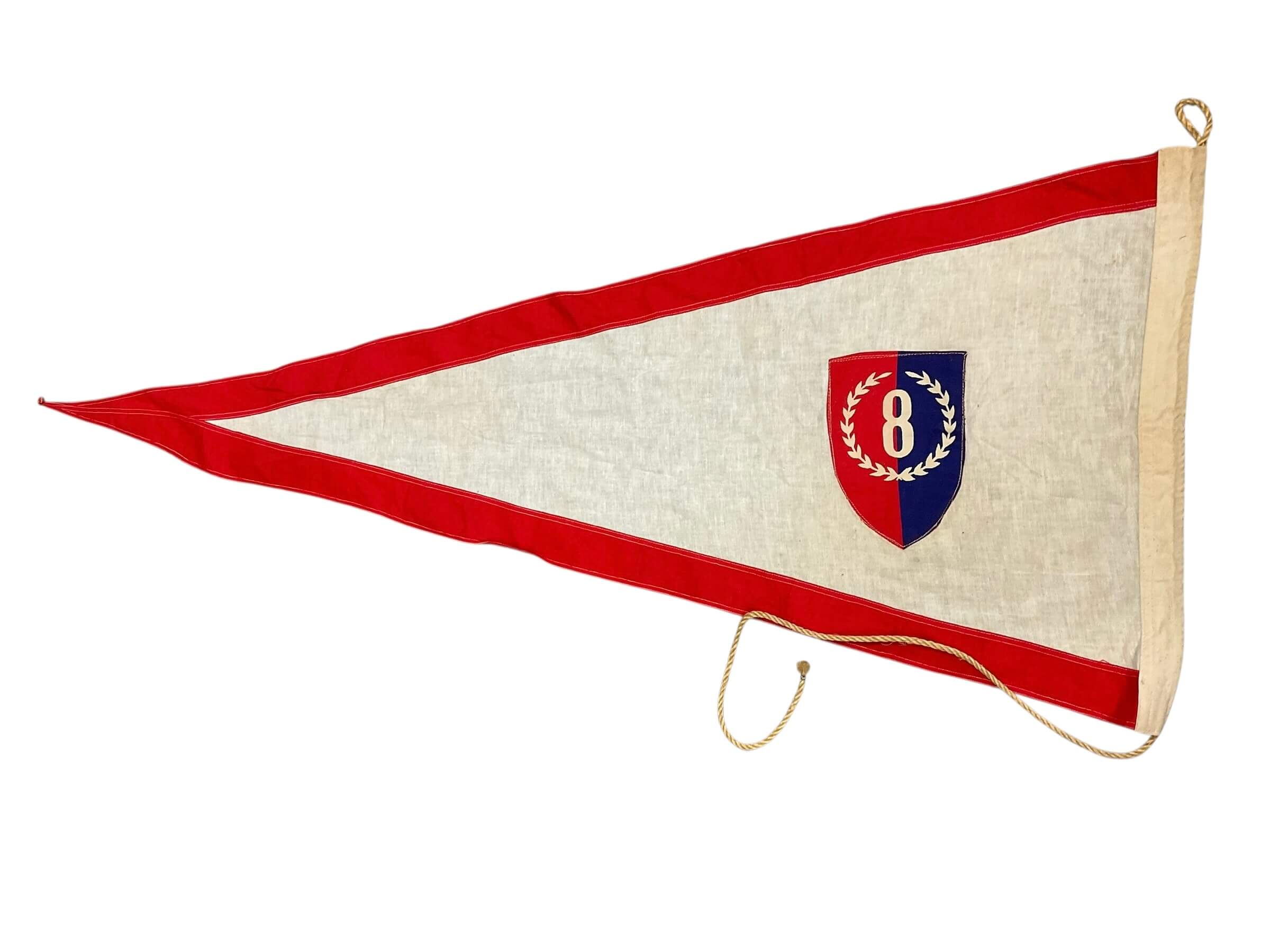 WW2 Canadian Army 8th Victory Loan Pennant Flag 56" X 23" WW2 Canadian Army 8th Victory Loan Pennant Flag 56" X 23"