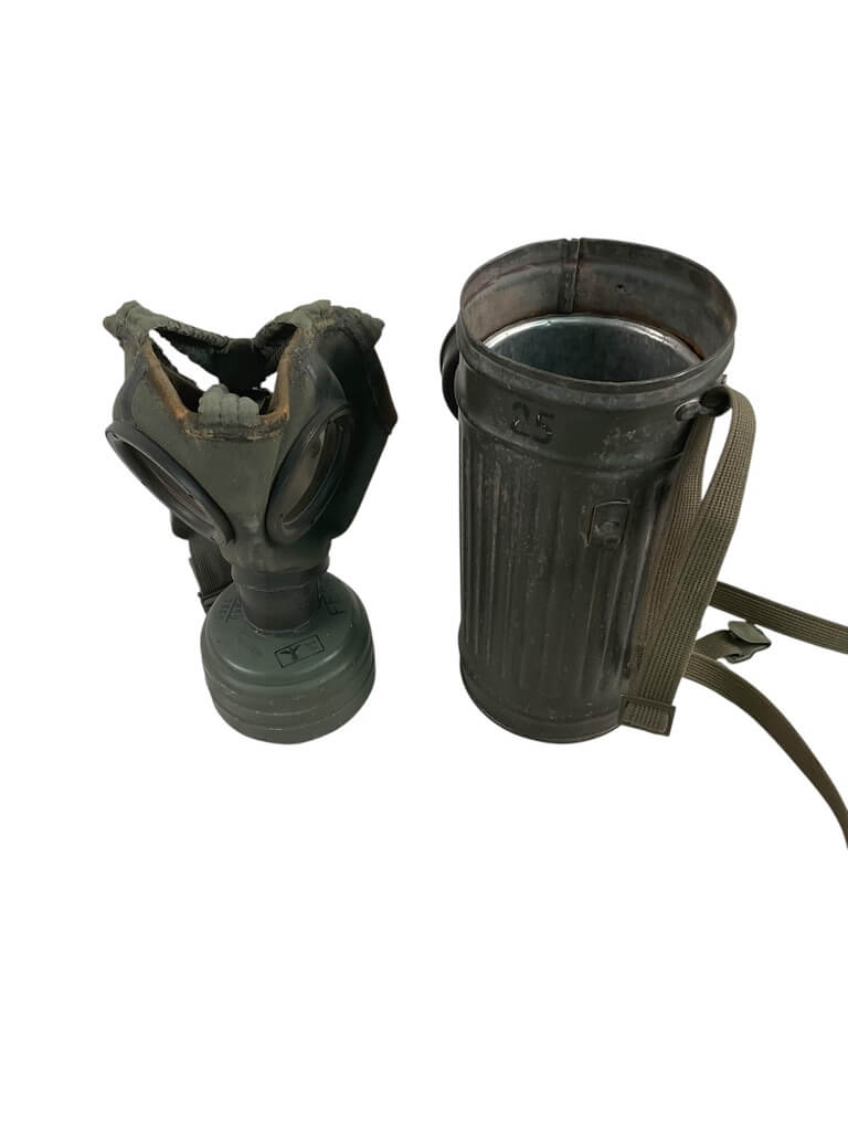 WW2 German Army Respirator In Cannister Named WW2 German Army Respirator In Cannister Named