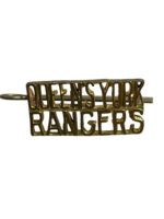 WW2 Canadian Queen's York Rangers Shoulder Title Insignia Single