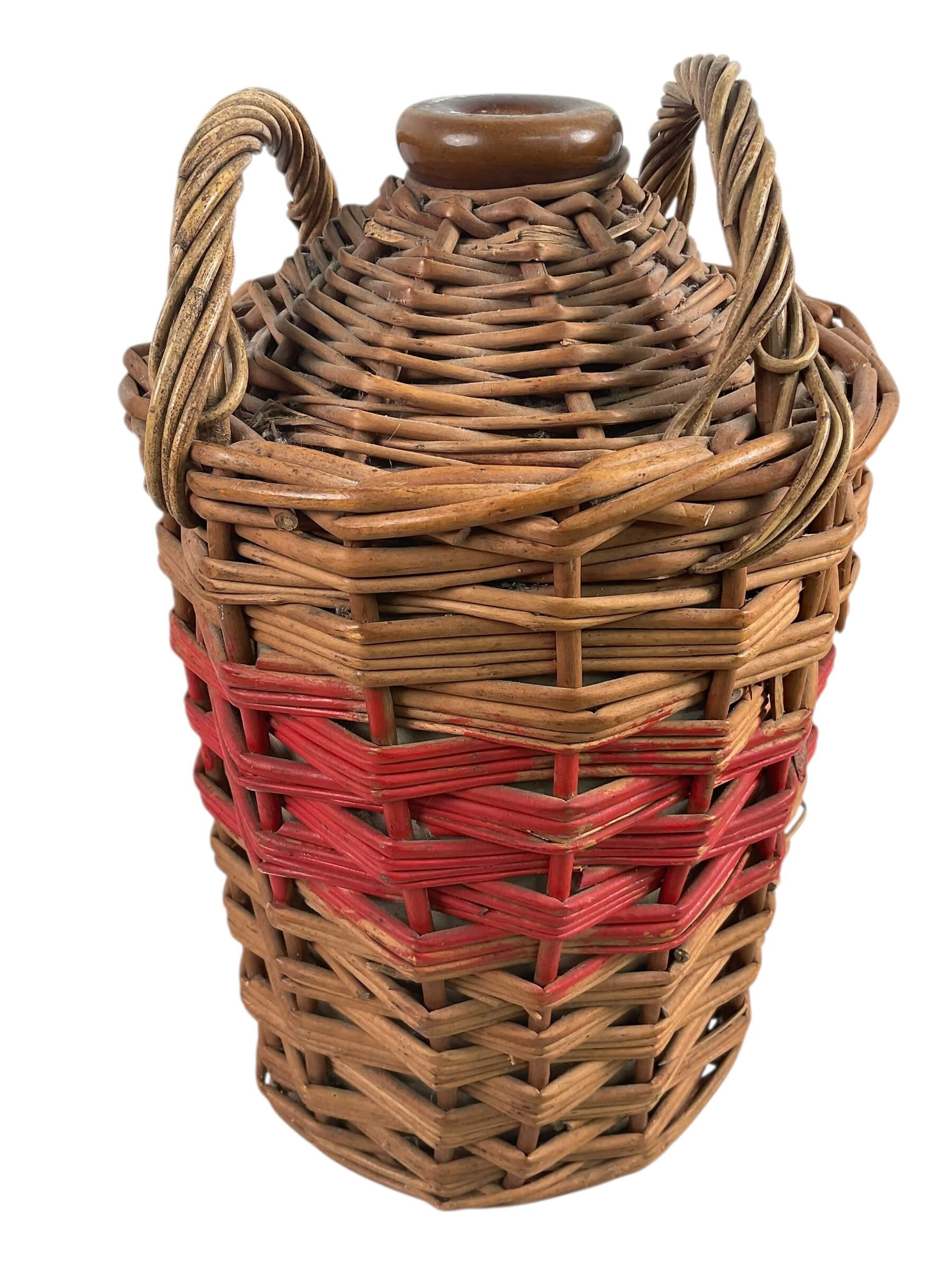 WW1 British BEF SRD Jug With Wicker Wrap WW1 British BEF SRD Jug With Wicker Wrap
