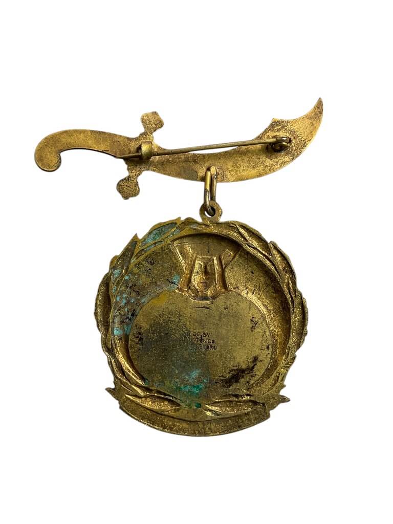 US Shriners Knights Templar Aberdeen South Dakota Louisville 1909 Medal US Shriners Knights Templar Aberdeen South Dakota Louisville 1909 Medal