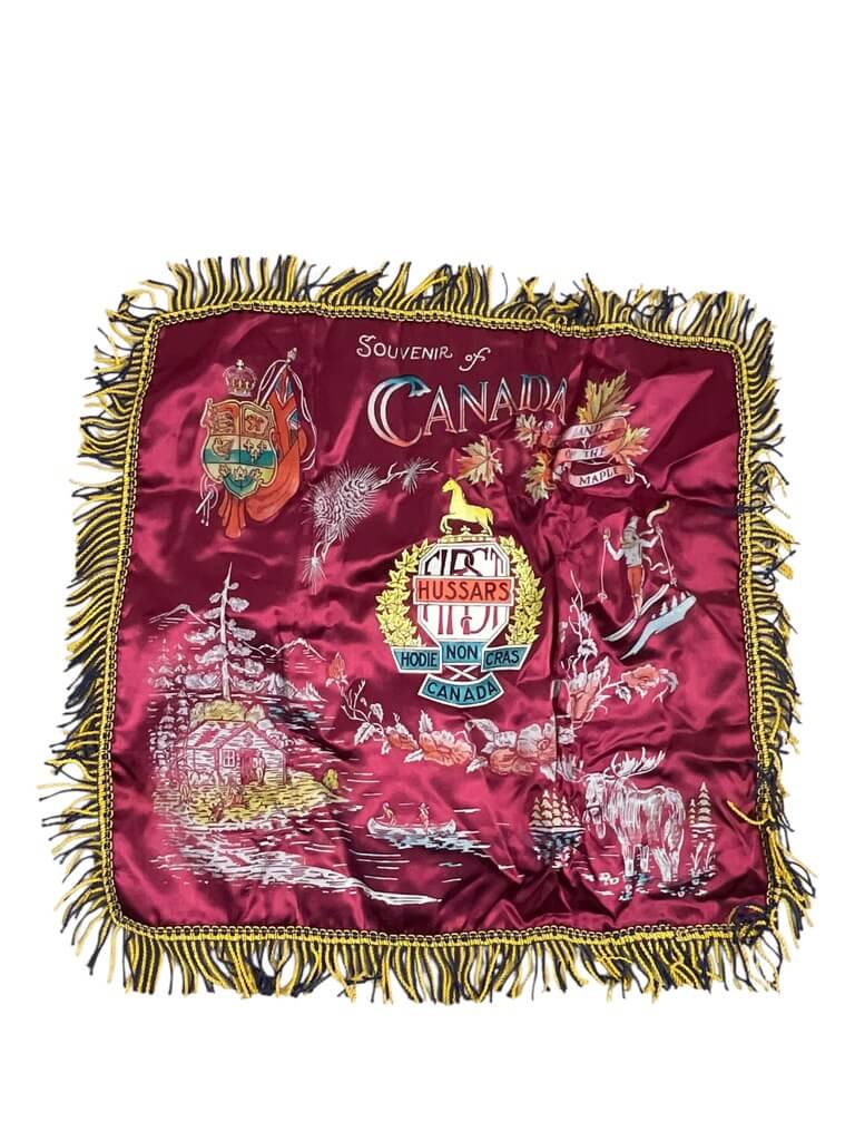 WW2 Canadian First Hussars Pillowcase Home Front 16" X 17" WW2 Canadian First Hussars Pillowcase Home Front 16" X 17"