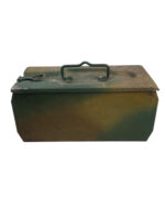 WW2 German MG13 Camouflage Tin With Spanish Oilers 15" X 7" X 7" WW2 German MG13 Camouflage Tin With Spanish Oilers 15" X 7" X 7"