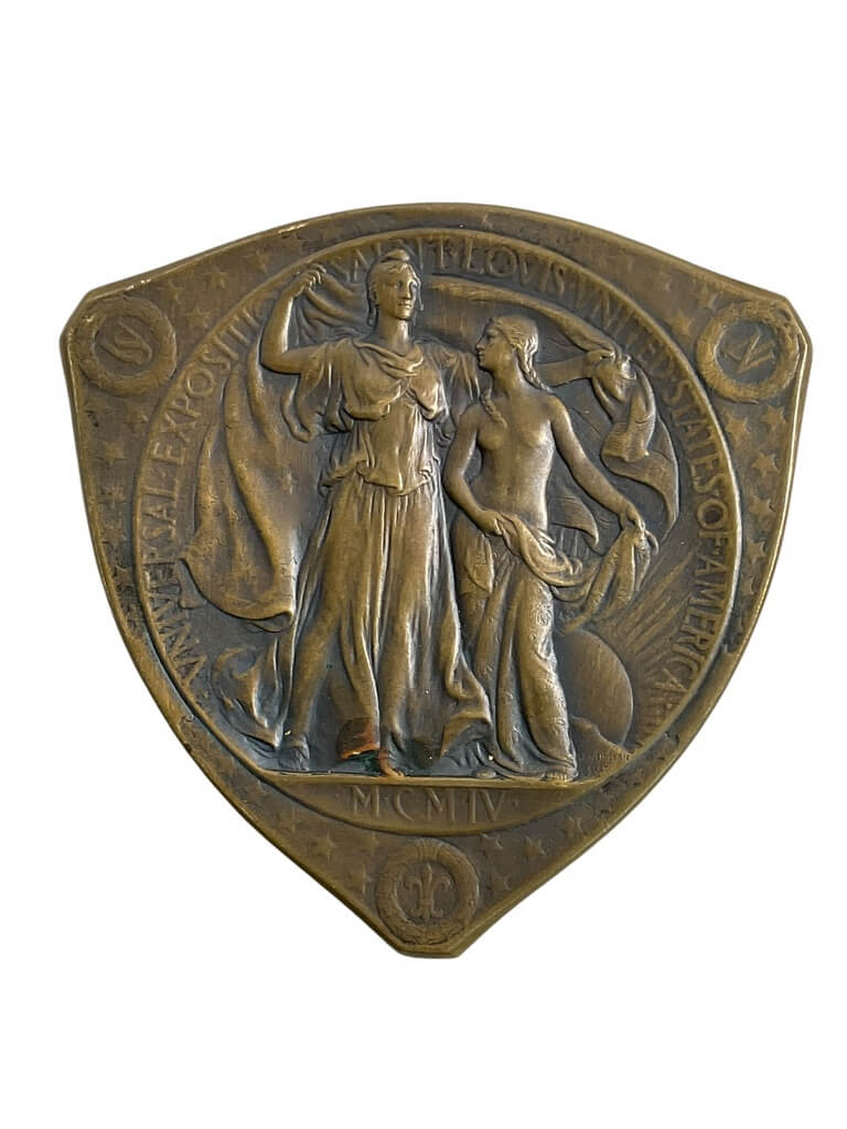 US Louisiana Purchase Exposition 1904 Bronze Medallion US Louisiana Purchase Exposition 1904 Bronze Medallion