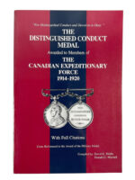 WW1 Canadian CEF The Distinguished Conduct Medal 1914 to 1920 Used Softcover Reference Book WW1 Canadian CEF The Distinguished Conduct Medal 1914 to 1920 Used Softcover Reference Book