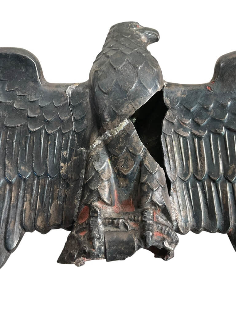 WW2 German Nuremberg Desk Eagle BROKEN 4" x 6" WW2 German Nuremberg Desk Eagle BROKEN 4" x 6"