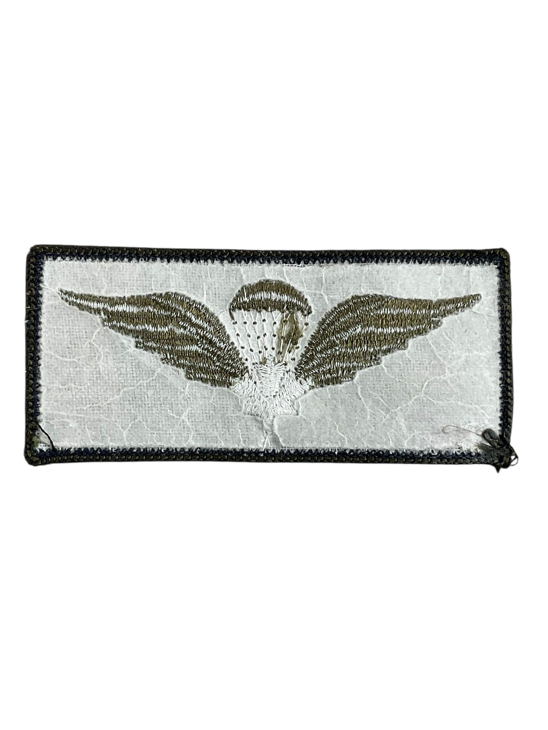 Canadian Airborne OD Green White Leaf Jump Wing Vintage Canadian Airborne OD Green White Leaf Jump Wing Vintage