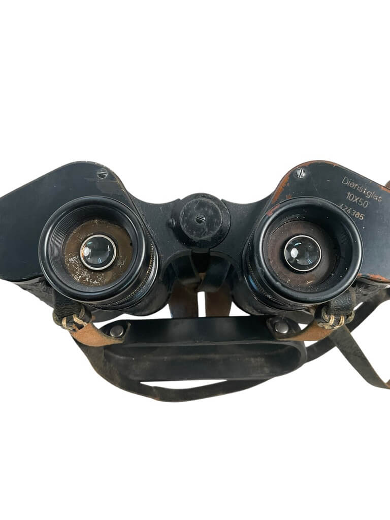 WW2 German Kriegsmarine Officers Binoculars 10 X 50 beh In Leather Case WW2 German Kriegsmarine Officers Binoculars 10 X 50 beh In Leather Case