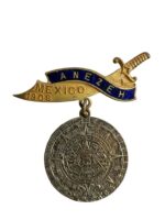 Mexico Shriners Anezeh Temple 1906 Medal