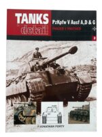 WW2 German Tanks in Detail No 3 PzKpfw 5 Ausf A,D and G Used Softcover Reference Book