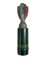 WW2 British 2 Inch Mortar Shell Green Band INERT REPAINTED