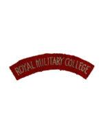 Canadian Royal Military College Shoulder Title Insignia Single