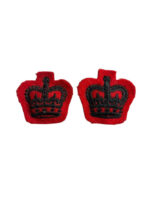 British Canadian Rifle Regiment Majors Crown Rank Insignia Pair 1