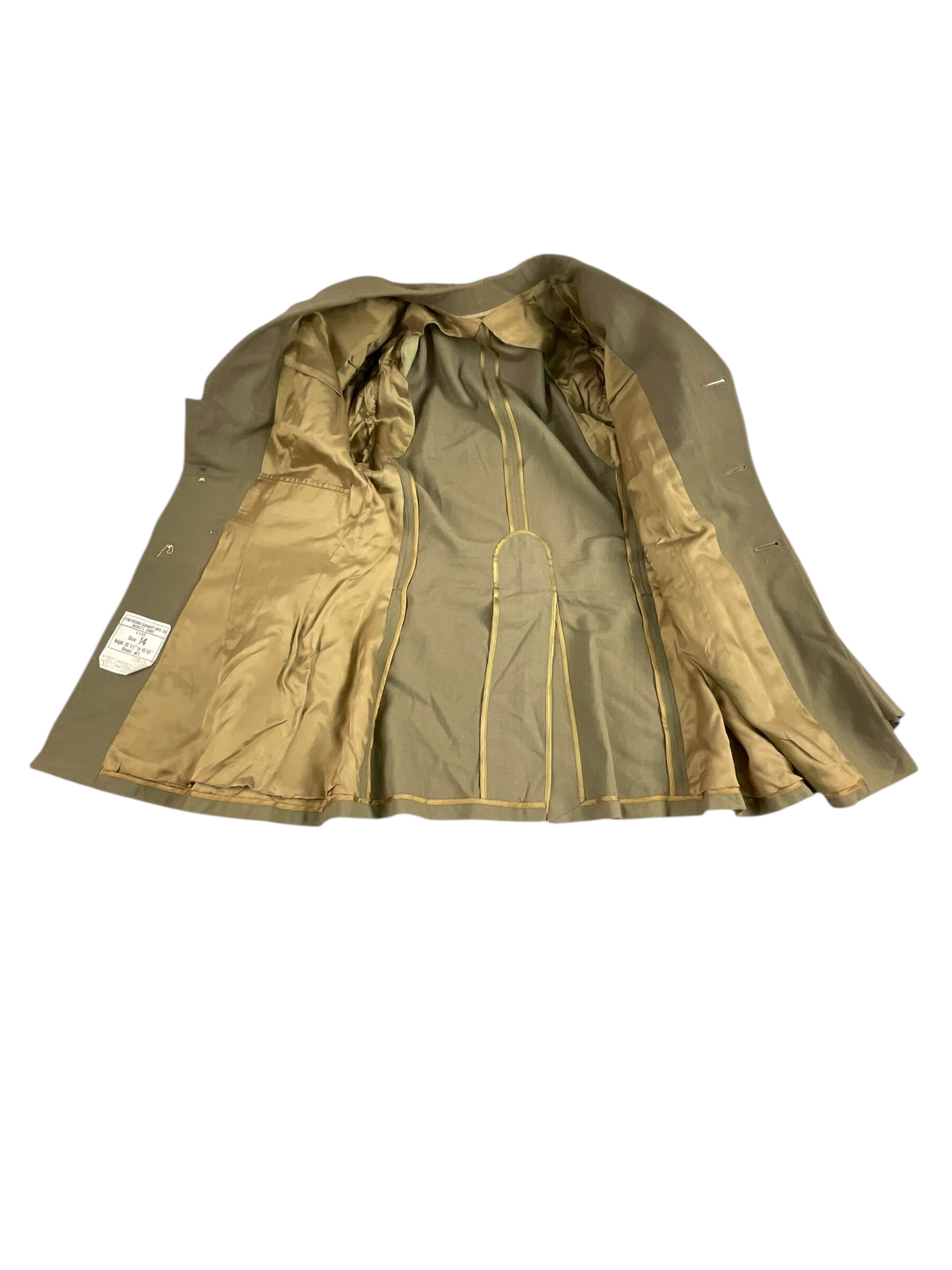 Canadian RCN Navy Tropical Worsted 4 Pocket Tunic and Trousers Dated 1955 Canadian RCN Navy Tropical Worsted 4 Pocket Tunic and Trousers Dated 1955