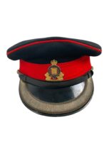 Royal Canadian Ordnance Corps Senior Officers Peak Cap Hat Named Size 7 1/8 Royal Canadian Ordnance Corps Senior Officers Peak Cap Hat Named Size 7 1/8