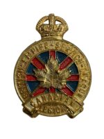 Canadian Legion British Empire Service League Cap Bage