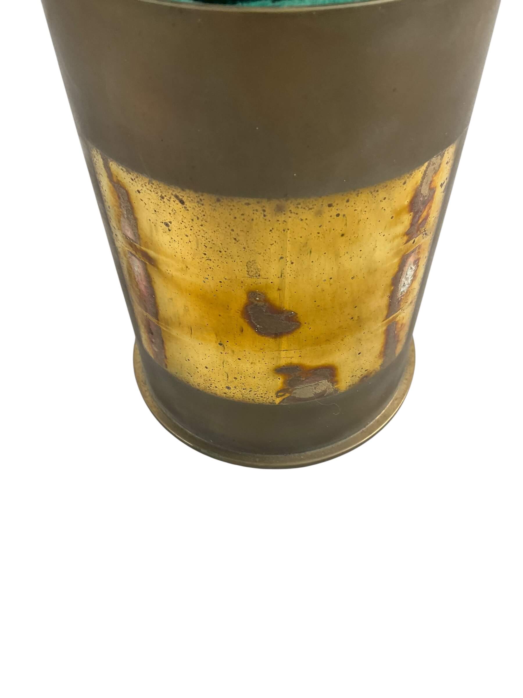 Canadian Forces 105mm Shell Casing Trench Art Wine Bottle Holder Canadian Forces 105mm Shell Casing Trench Art Wine Bottle Holder