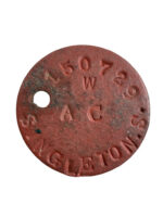 WW1 Canadian CEF 79th Battalion Collar Dog Insignia Single WW1 Canadian CEF 79th Battalion Collar Dog Insignia Single