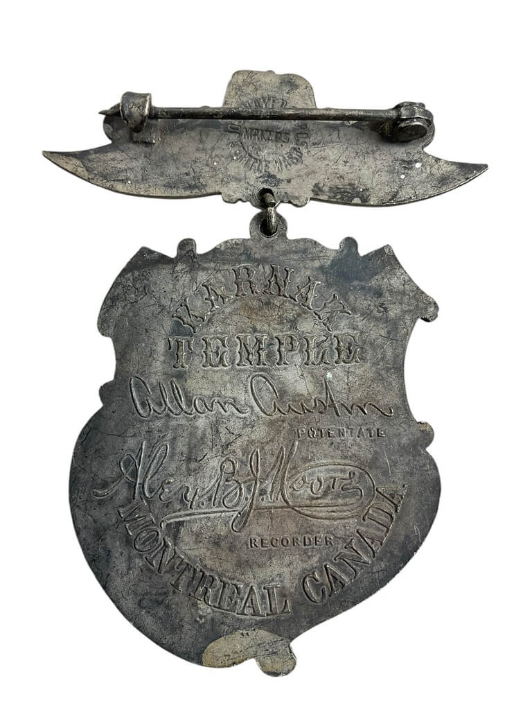Canadian Shriners Karnak Temple Montreal to New Orleans 1910 Medal Canadian Shriners Karnak Temple Montreal to New Orleans 1910 Medal
