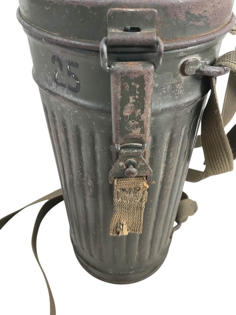 WW2 German Army Respirator In Cannister Named WW2 German Army Respirator In Cannister Named