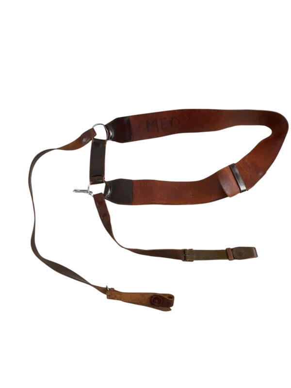 Canadian Toronto Scottish Leather Cross Belt and Plate