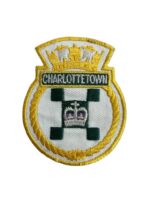 Royal Canadian Navy Charlottetown Ships Crest Patch