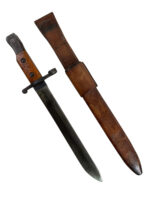 WW1 Canadian CEF Ross Rifle Bayonet With Scabbard