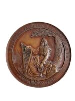 1st German Flemish Singing Festival in Cologne 1846 Bronze Medallion