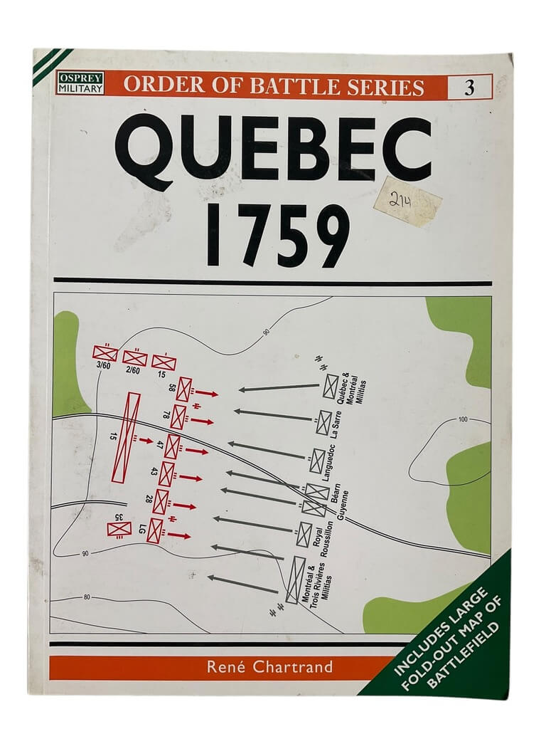 British French Canadian Quebec 1759 Osprey Order of Battle No 3 Used Softcover Reference Book British French Canadian Quebec 1759 Osprey Order of Battle No 3 Used Softcover Reference Book