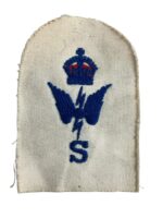 WW2 Canadian RCN Radio Wireless Telegraphist Supervisor Trade Patch