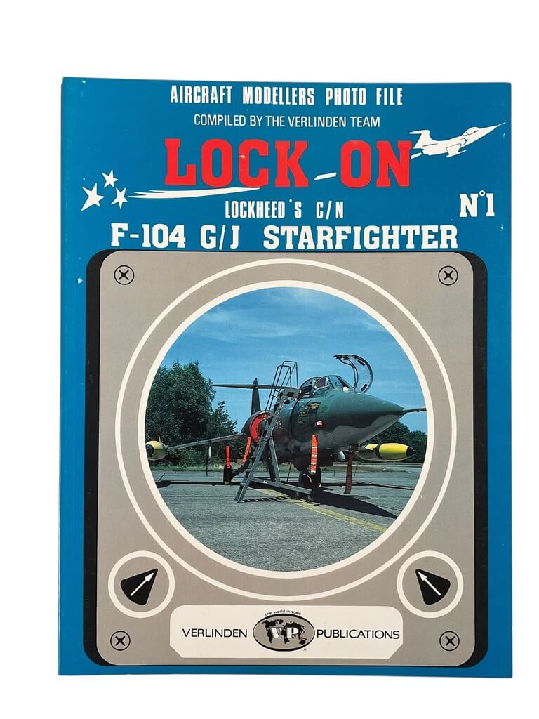 US USAF Lock On No 1 Lockheed's C/N F-104 G/J Starfighter Used Softcover Reference Book US USAF Lock On No 1 Lockheed's C/N F-104 G/J Starfighter Used Softcover Reference Book