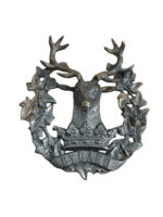 WW2 British Gordon Highlanders Cap Badge Silver WW2 British Gordon Highlanders Cap Badge Silver