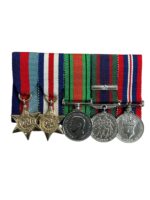 WW2 Canadian Miniature Medal Group X 5