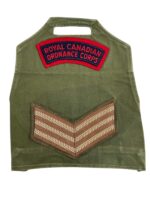 Royal Canadian Ordnance Corps Sergeant OD Green Armband Brassard