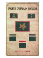 WW1 Canadian CEF Fourth Canadian Division 1916 to 1920 Used Softcover Reference Book