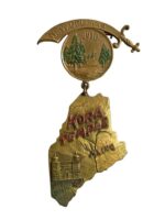 US Shriners Kora Temple Lewiston Maine New Orleans 1910 Medal