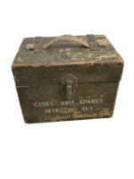 WW2 Canadian Radio Units Spares Reception Set Case With Contents
