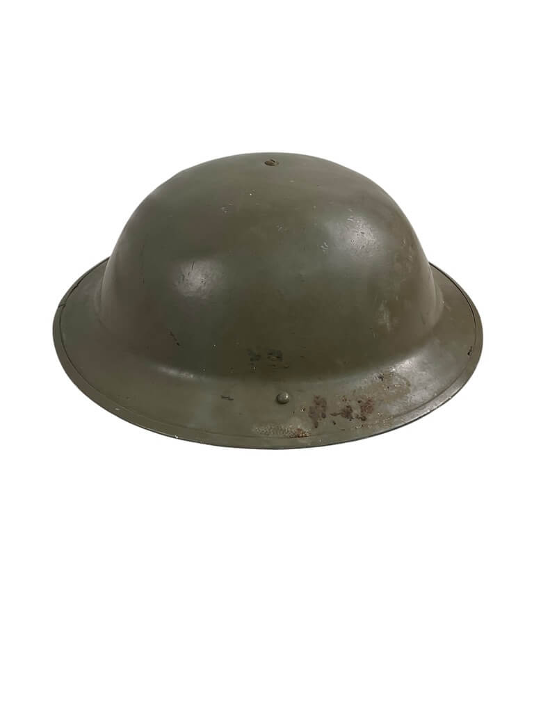 WW2 British Mk2 Steel Helmet Reissued Post War WW2 British Mk2 Steel Helmet Reissued Post War