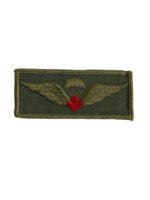 Canadian Forces Airborne Regiment OD Green Jump Wing Vintage 3