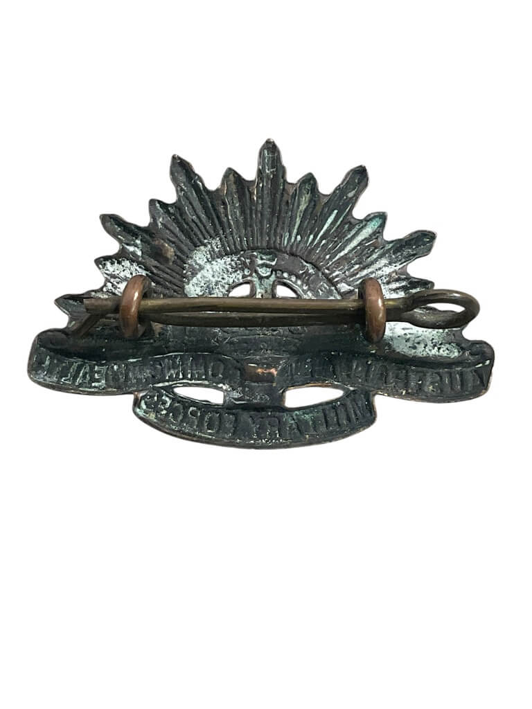 WW1 Australian Commonwealth Military Forces Collar Insignia Single WW1 Australian Commonwealth Military Forces Collar Insignia Single