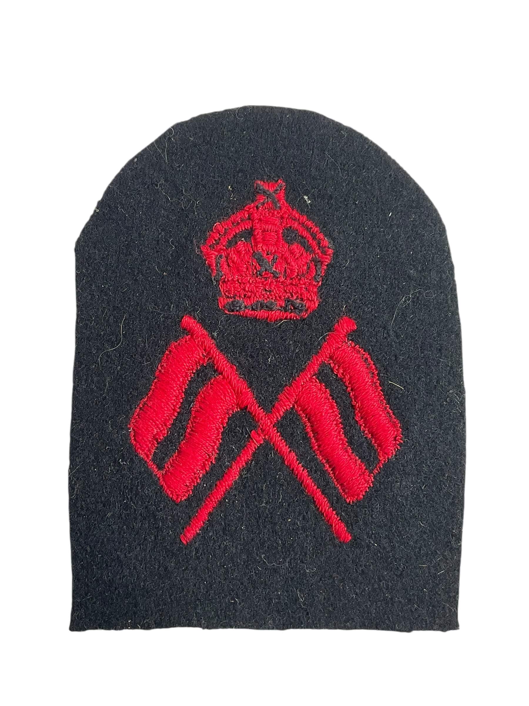 WW2 Canadian RCN Visual Signalman 2nd Class Petty Officer Trade Patch WW2 Canadian RCN Visual Signalman 2nd Class Petty Officer Trade Patch