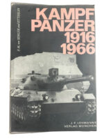 WW1 WW2 German Kampfpanzer 1916 to 1966 Used Hardcover Reference Book