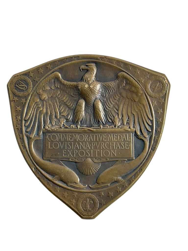 US Louisiana Purchase Exposition 1904 Bronze Medallion US Louisiana Purchase Exposition 1904 Bronze Medallion