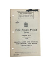 WW2 Canadian Field Service Pocket Book No 5 1939 Used Softcover Reference Book