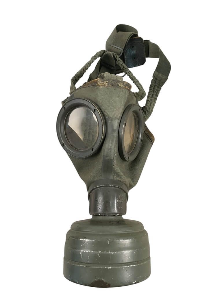 WW2 German Army Respirator In Cannister Named WW2 German Army Respirator In Cannister Named